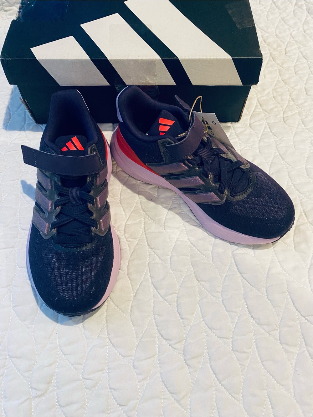adidas Kids Shoes in Purple and Red